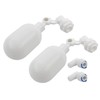 Pxyelec 2pcs Water Filter Float Ball Valve with 1/4" Quick
