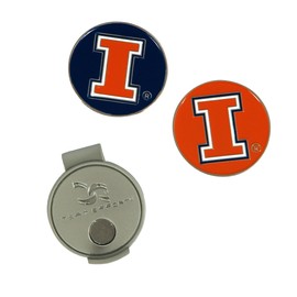 Illinois Fighting Illini Hat Clip and Ball Markers