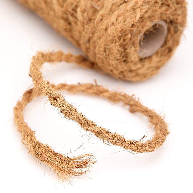 La cordeline Coconut string 25m x 4 mm, Brown, Reel measuring