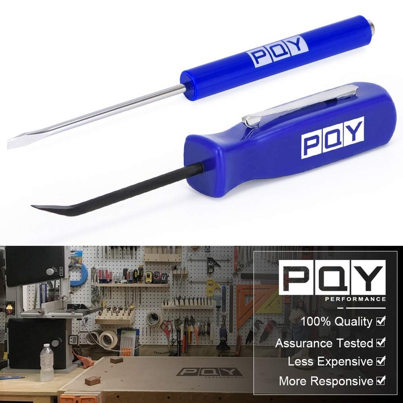 PQY Pocket Magnetic Screwdriver Slotted Head With Magnet Top +