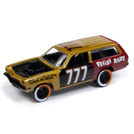 Johnny Lightning 1:64 Street Freaks Ver B 1972 Chevy Vega ワゴン ストライク メタリック