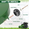 CheeMuii 8 Pack Lawn Mower Deck Wheel Kit Heavy-duty Mower