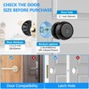 Fingerprint Door Lock,Smart Door Knob - 3-in-1 Entry (Fingerprint/APP/Key) for