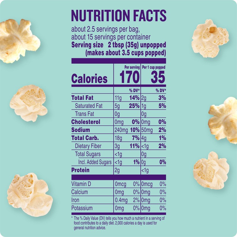 Angie's BOOMCHICKAPOP Lightly Sweet Kettle Corn Microwave Popcorn, (6) 3.29