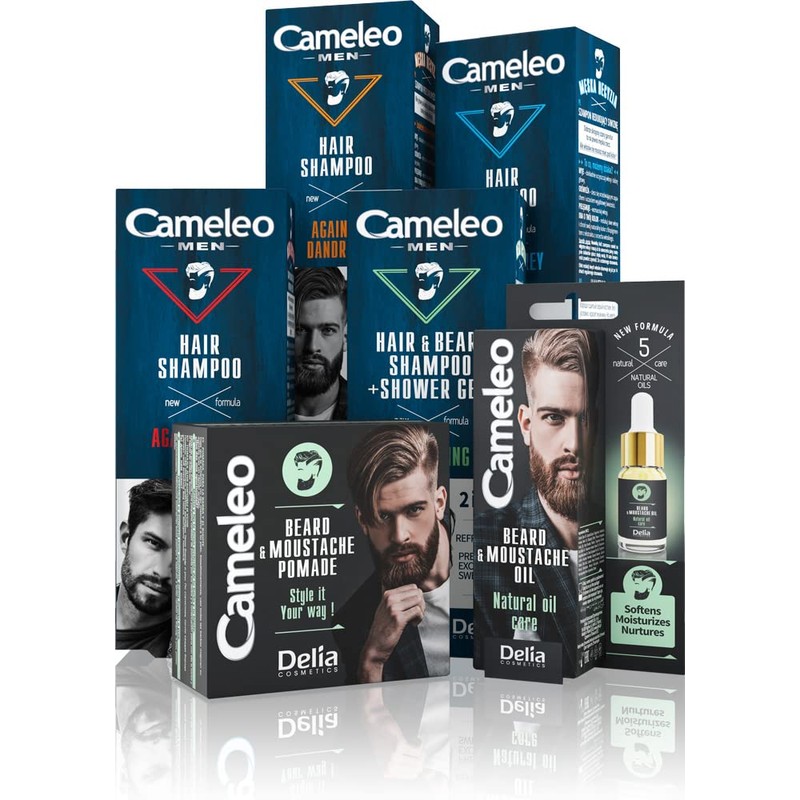 Cameleo Men - Permanent Hair Dye | Black Colour for