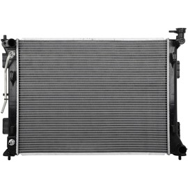cciyu Aluminum Radiator Replacement 2016-2018 for Kia for Optima Plastic Radiator Auto Parts Complete radiator Radiator Engine Coolant Radiator Assembly Radiator