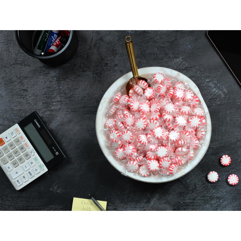 Starlight Peppermint Candy - 5 lb Bulk Bag - Red