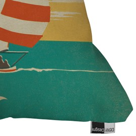Deny Designs Anderson Design Group I Would Rather Be Sailing Throw Pillow, 16 x 16