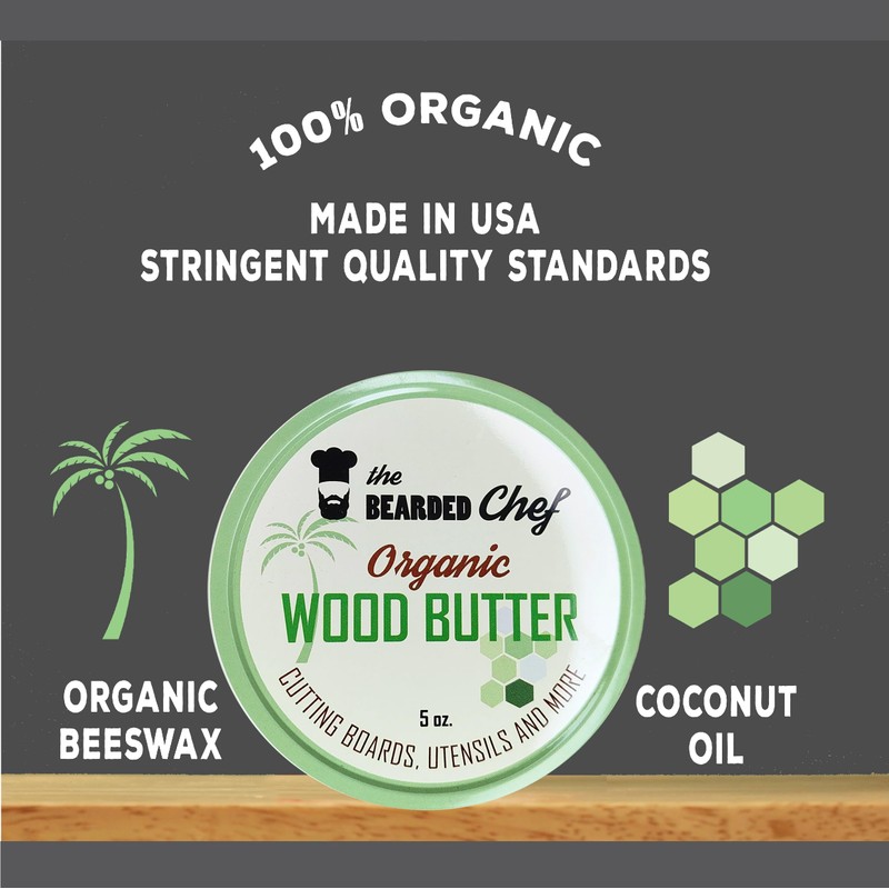 Organic Wood Butter - 5 oz. - Butcher Blocks, Cutting