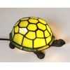 WERLAMP Tortoise lamp Tiffany Style Colored Glass Turtle Table lamp