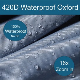 Scooter Cover Waterproof Outdoor - Heavy Duty Electric Scooter Rain Cover, All-weather Outdoor Protection Mobility Scooter Cover or Wheelchair Cover for Storage, 23'' x 49'' x 39''