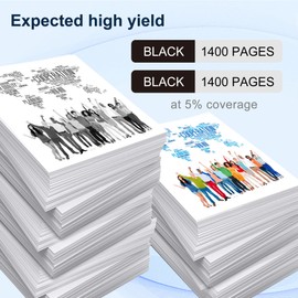 202A Black Toner Cartridge Replacement for HP 202A CF500A Works with Color Laserjet Pro M254dw; Color Laserjet Pro MFP M281cdw, M281fdw Printer Ink (2-Pack )