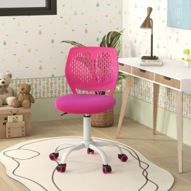 Costway Ergonomic Kids Desk Chair Study Chair Swivel Task Chair w/Adjustable Height Seat