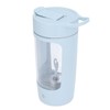 Electric Shaker Bottle 650mL USB Charging Portable Blue BPA Free