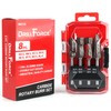 VALYRIANTOOL 8PCS Carbide Burr Set 1/4" Shank, Double Cut Tungsten