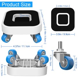New Upgrade Furniture Sliders, Furniture Movers with Wheels, Furniture Dolly with 360° Rotatable Wheels, Appliance Roller for Moving Heavy Sofa Load Capacity Up to 750lb