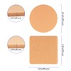ZEONHEI 10 PCS Non-Slip Cork Trivets Set - 7.5 Inch