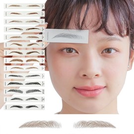 AQUADOLL Eyebrow Makeup Art Make Eye Sticker Tint Petit Prix Eyebrow Sticker 15-piece Set Japan-designed Original Eyebrow Art Makeup Non-fading Eyebrow Makeup Sticker Tint Eyebrow Tattoo Eyebrow for