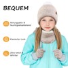 OZERO Warm Winter Hat and Gloves Scarf Set, Beanie Hat