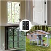 AxleCore 12 Pack 3 inch Black Door Hinges, Black Hinges