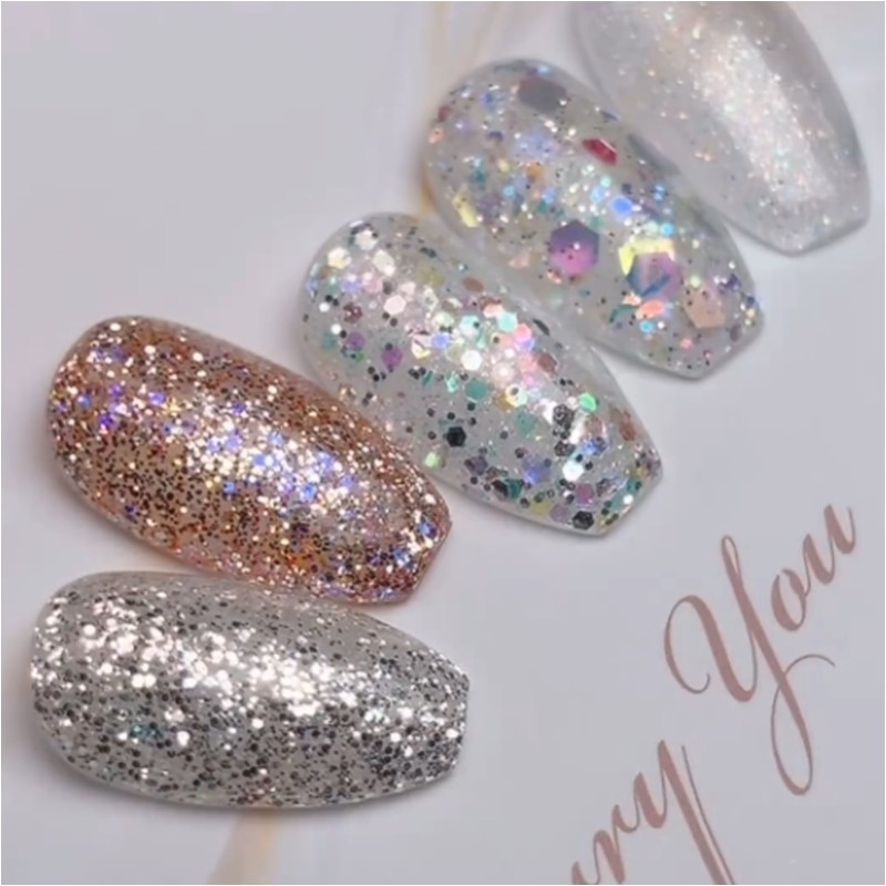 Vibla Meriyu Wedding Nail Wedding Gel Nail 13 Piece Set