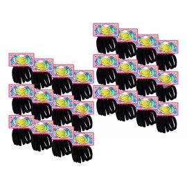 J.H. Company 144 Pcs Liga Para Cabello Donita Accesorio Elastica T202-040