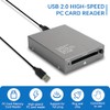 Lector de tarjetas USB 2.0 PCMCIA, interfaz USB2.0 a tarjetas