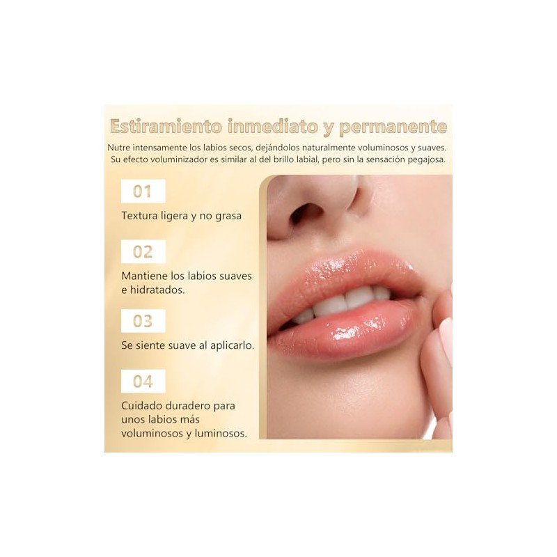 2PCS Labial Ajustable Por Ph Que Cambia De Color, Bálsamo