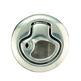 Marine Boat Locking Stainless Steel 316 Flush Pull SLAM Latch Hatch Lift 2" D