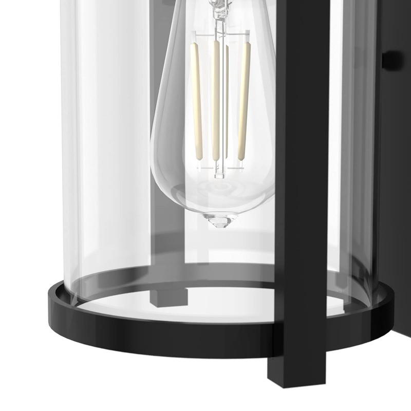 Hunter - Astwood 1-Light Matte Black, Small Sconce Light, Dimmable,