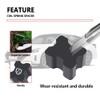 Fahgaer 6PCS Car Coil Spring Spacers, Heavy Duty Rubber Coil