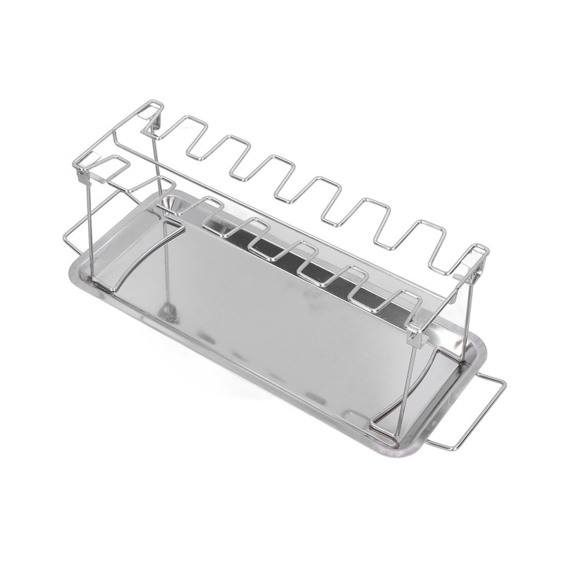 Chicken Wing Leg Rack Stainless Steel Foldable BBQ Rack Portable