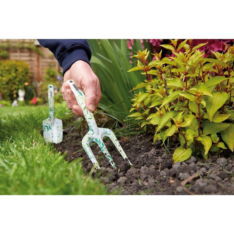 Draper 08994 Garden Tool Set with Floral Pattern (3 Piece),
