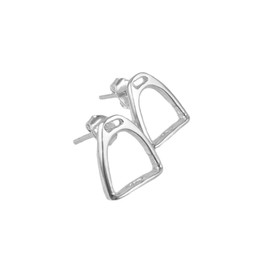 925 Silver Horse Stirrup Earrings