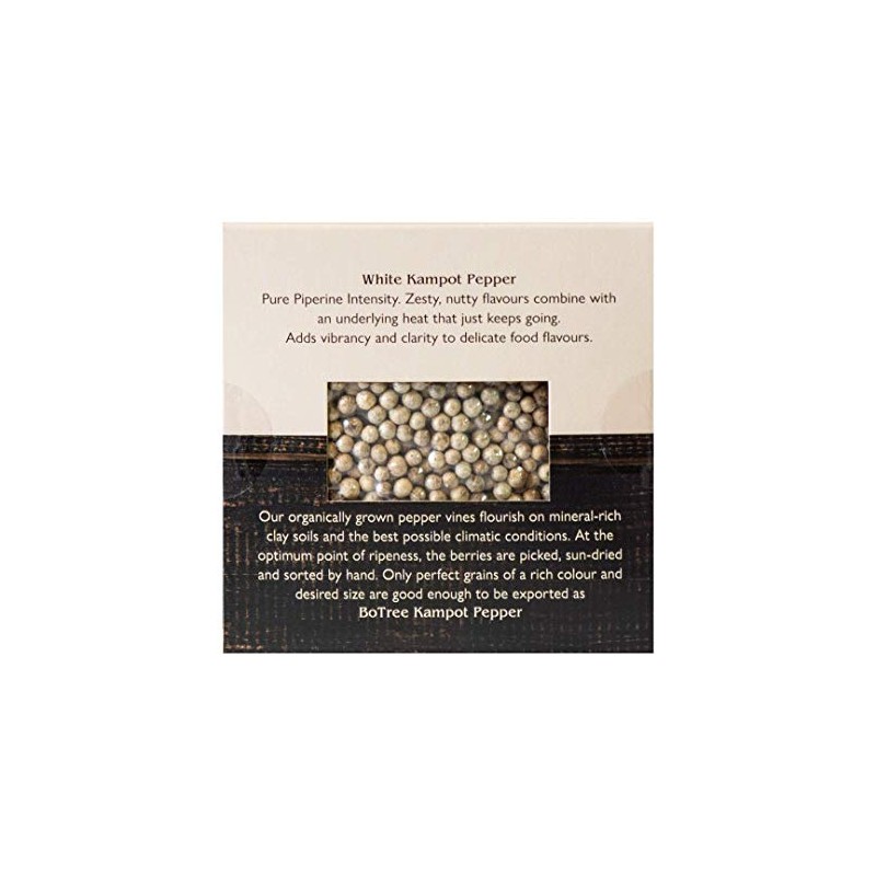 Bo Tree Farm Organic Kampot Gourmet Pepper 90g (White)