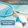 UNCO- Pool Skimmer Net with Pole, 25", Hot Tub Skimmer