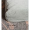 EechicSpace Waterproof Dog Bed Cover Replacement with Zipper Sage Green