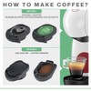 Capsule Adapter for Dolce Gusto Adapter, Reusable Coffee Pods Adapter