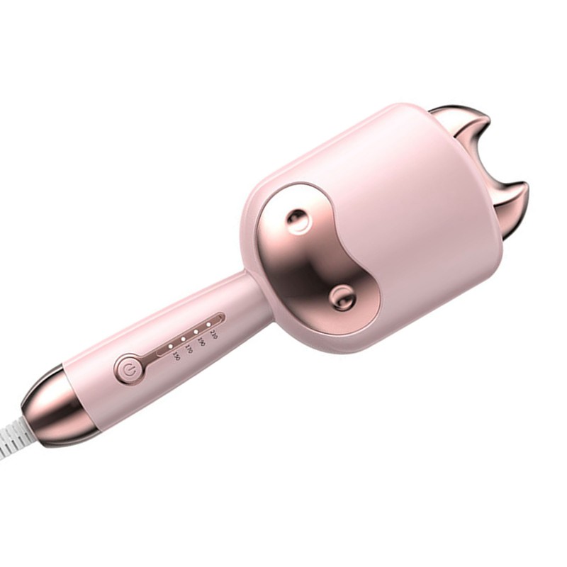 Cow Shaped Curling Iron Wand Professional 1.3 Inch Temperature Adjustable