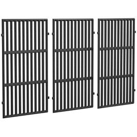 QuliMetal 18.7" Cooking Grates for Weber Genesis II 400 and Genesis II LX 400 Series, Genesis ll LX 400 Series Gas Grills, Replacement for Weber 66089