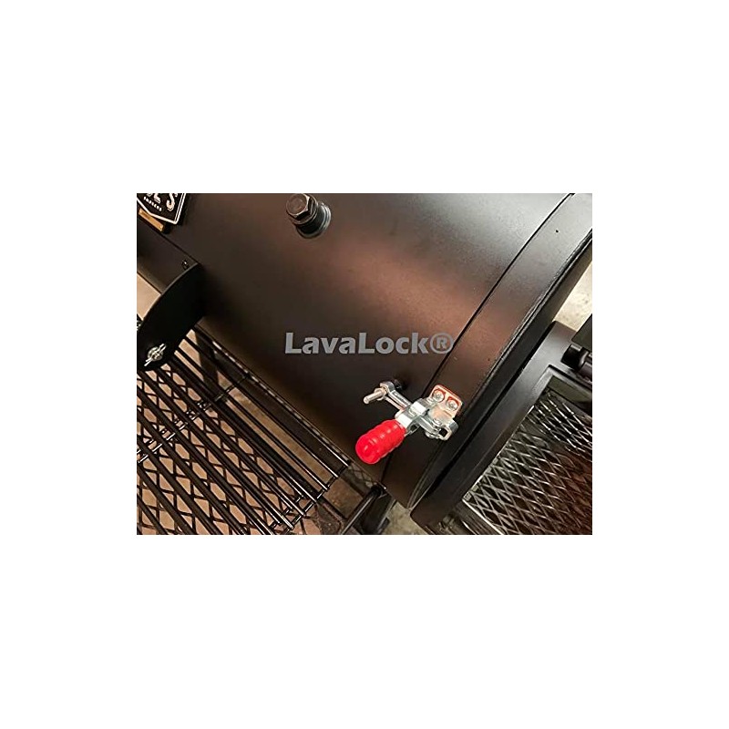 LavaLock® BBQ Lid LL-12050 Smoker Vertical Handle Door Clamp 200