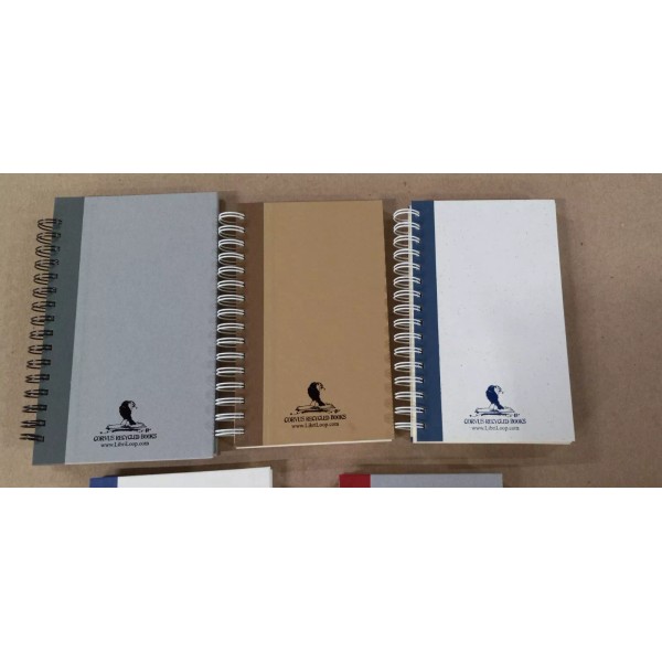 Unbranded Set of 10 - 100% Recycled Blank Journals