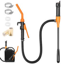 Tragbare Power Batteriepumpe, Batteriebetriebene Multifunktions Kraftstoffpumpe, Elektrische Siphonpumpe zum Umfüllen von Benzin, Diesel, Wasser, Kraftstoff, bis zu 9 L (2,4 Gallonen) pro Minute