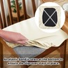 LUSCHEER Dining Chair Covers for Set of 4 Waterproof Seat