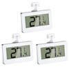 Pack of 3 Fridge Thermometers, Digital Fridge Thermometer with Easy-to-Read