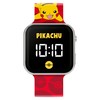 Accutime Pokémon Pikachu LED Red Strap Kids Watch POK4405