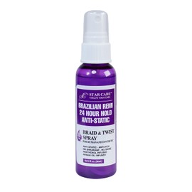 Star Care Brazilian Remi 24 Hour Hold Anti-Static Detangler Spray (Braid & Twist Spray)