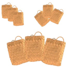 Bonka Bird Toys 3298 Pk3 Palm Leaf Bag 3" High by 2.50" Wide, Parrot Treat Dispenser Cage Toy, Conure, Quaker, Ringneck, and Similar