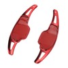 2pcs Steering Wheel Shift Paddle Extension Red ABS Replacement for