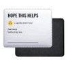 Mauspad aus Kunstleder Hope This Helps Work Office Email Funny